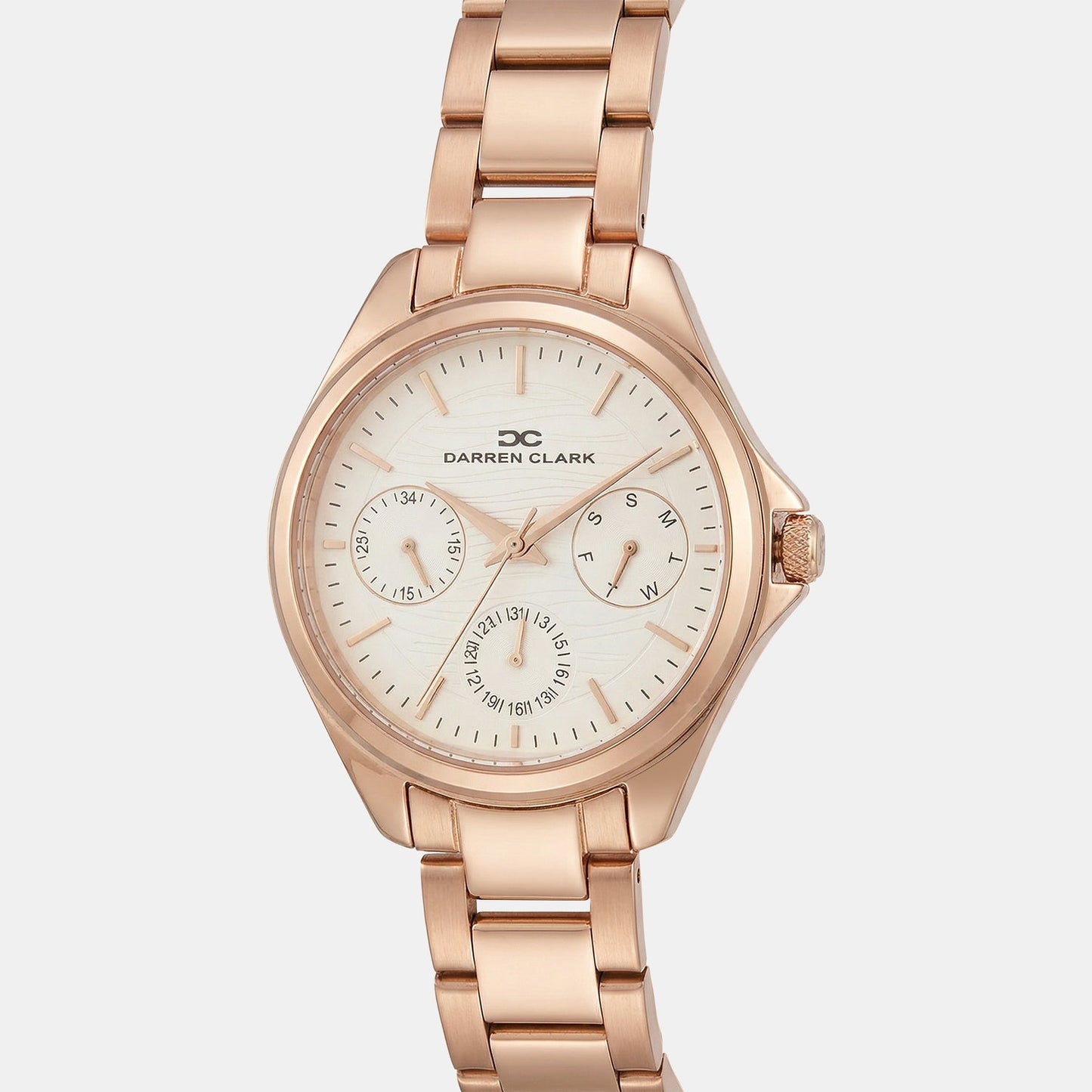 Women Quartz Silver Dial Analog Metal Watch 2012C-M0303