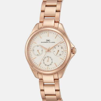 Women Quartz Silver Dial Analog Metal Watch 2012C-M0303