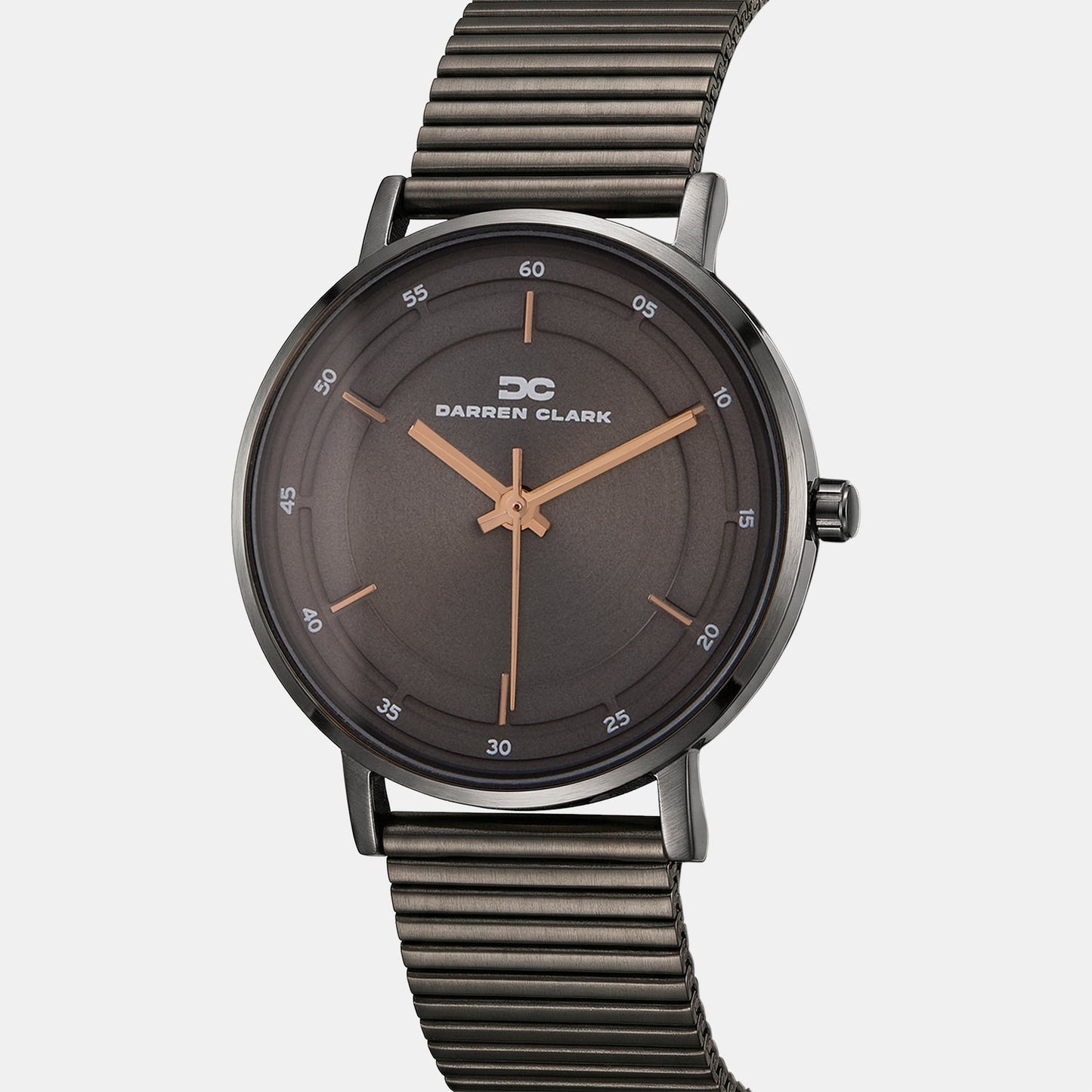 Men Quartz Grey Dial Analog Stainless Steel Watch 1013J-E0816
