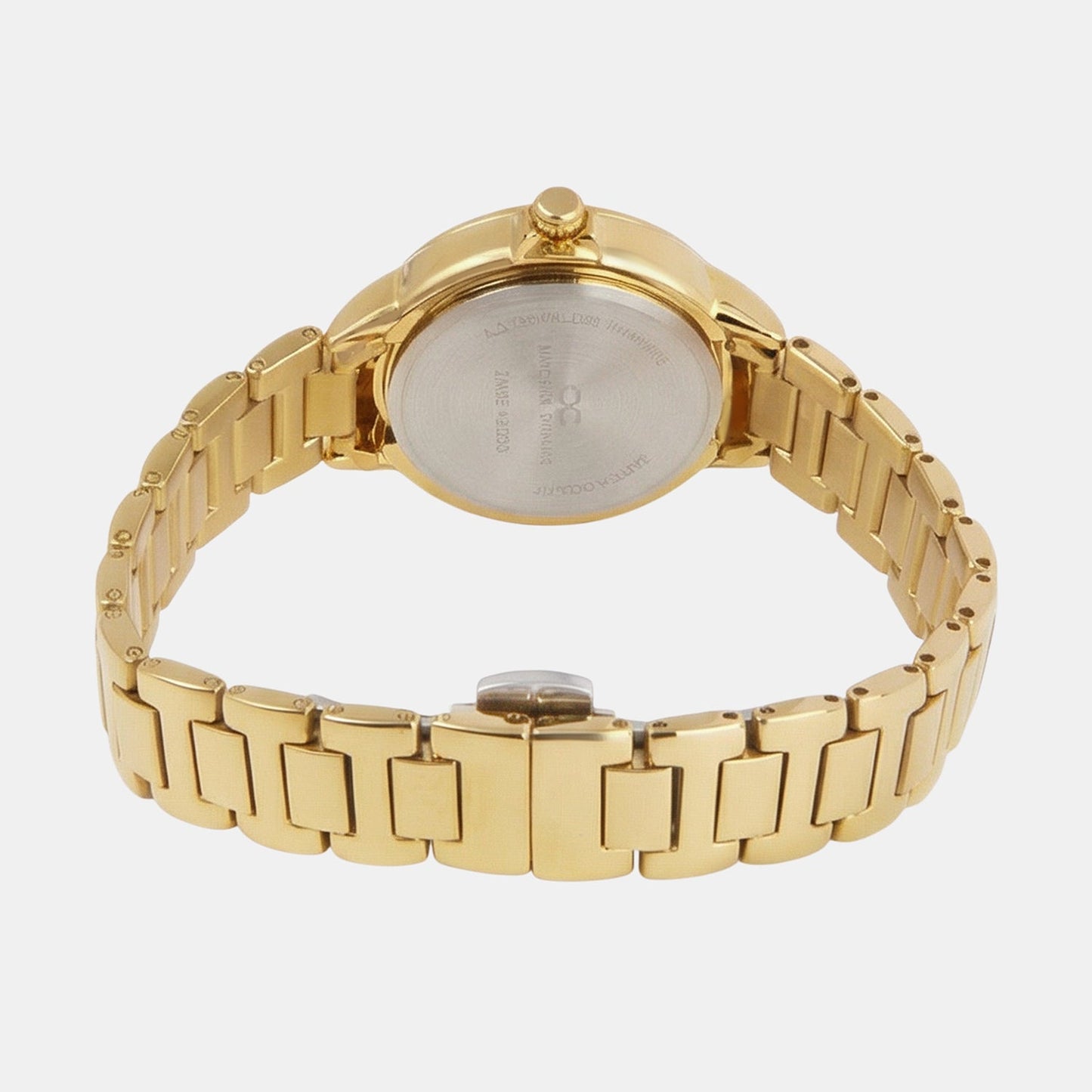 Women Quartz Silver Dial Analog Metal Watch 2015B-M0203