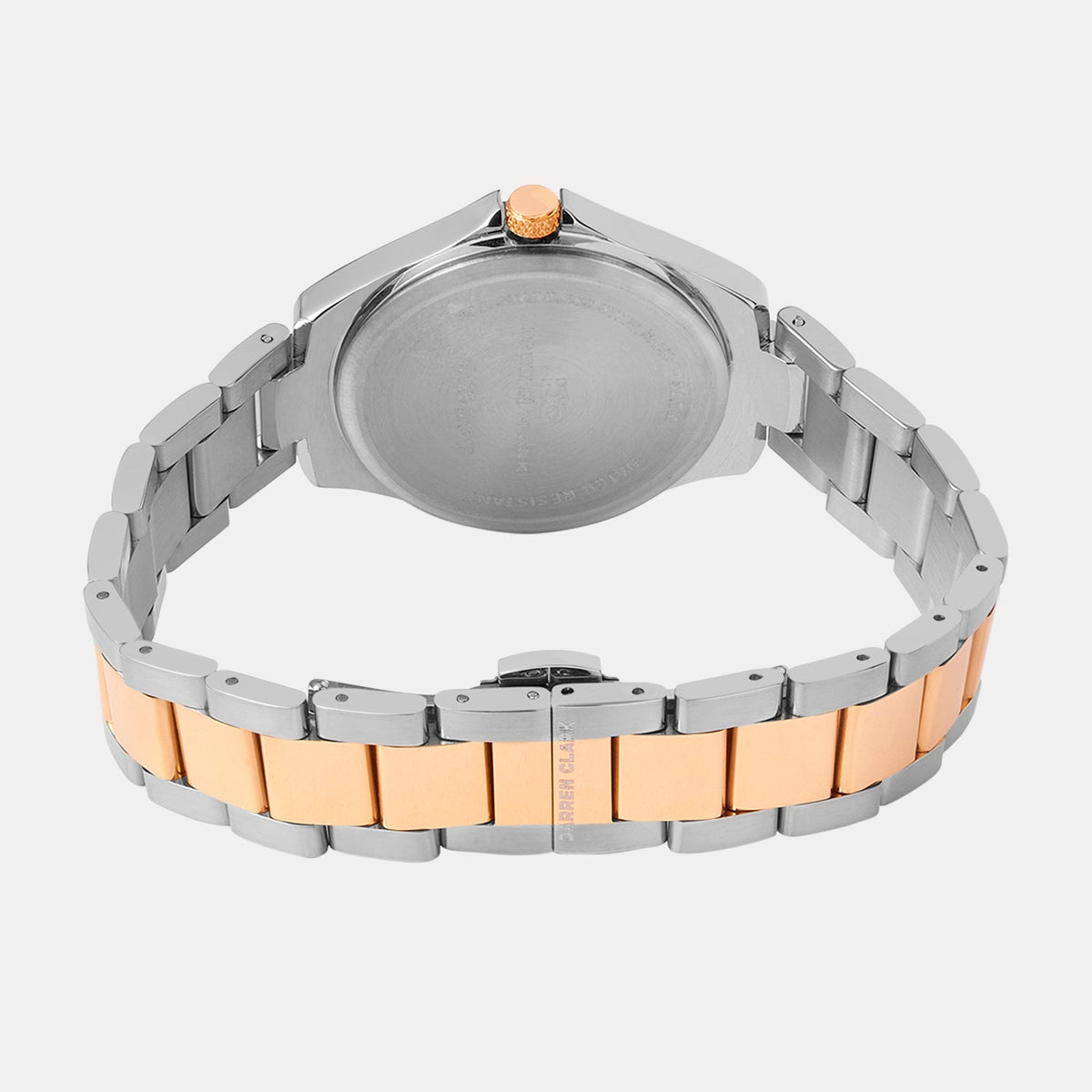 Women Quartz Grey Dial Analog Metal Watch 2012E-M1315