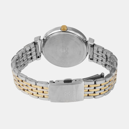 Women Quartz Silver Dial Analog Metal Watch 2013D-M1203