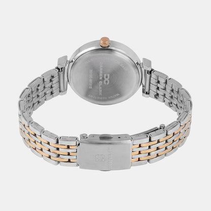 Women Quartz Grey Dial Analog Metal Watch 2013E-M1315