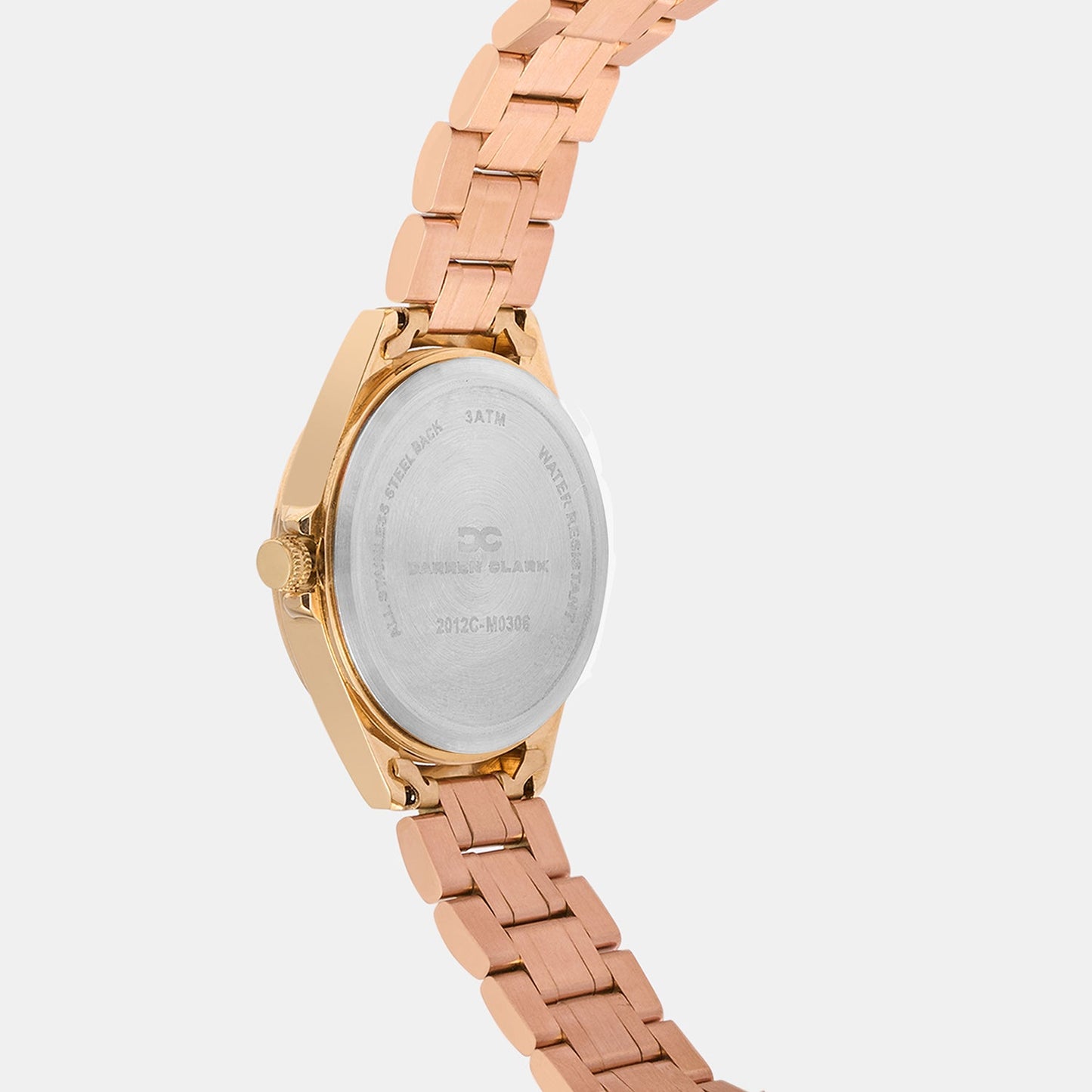 Women Quartz Brown Dial Analog Metal Watch 2012C-M0306