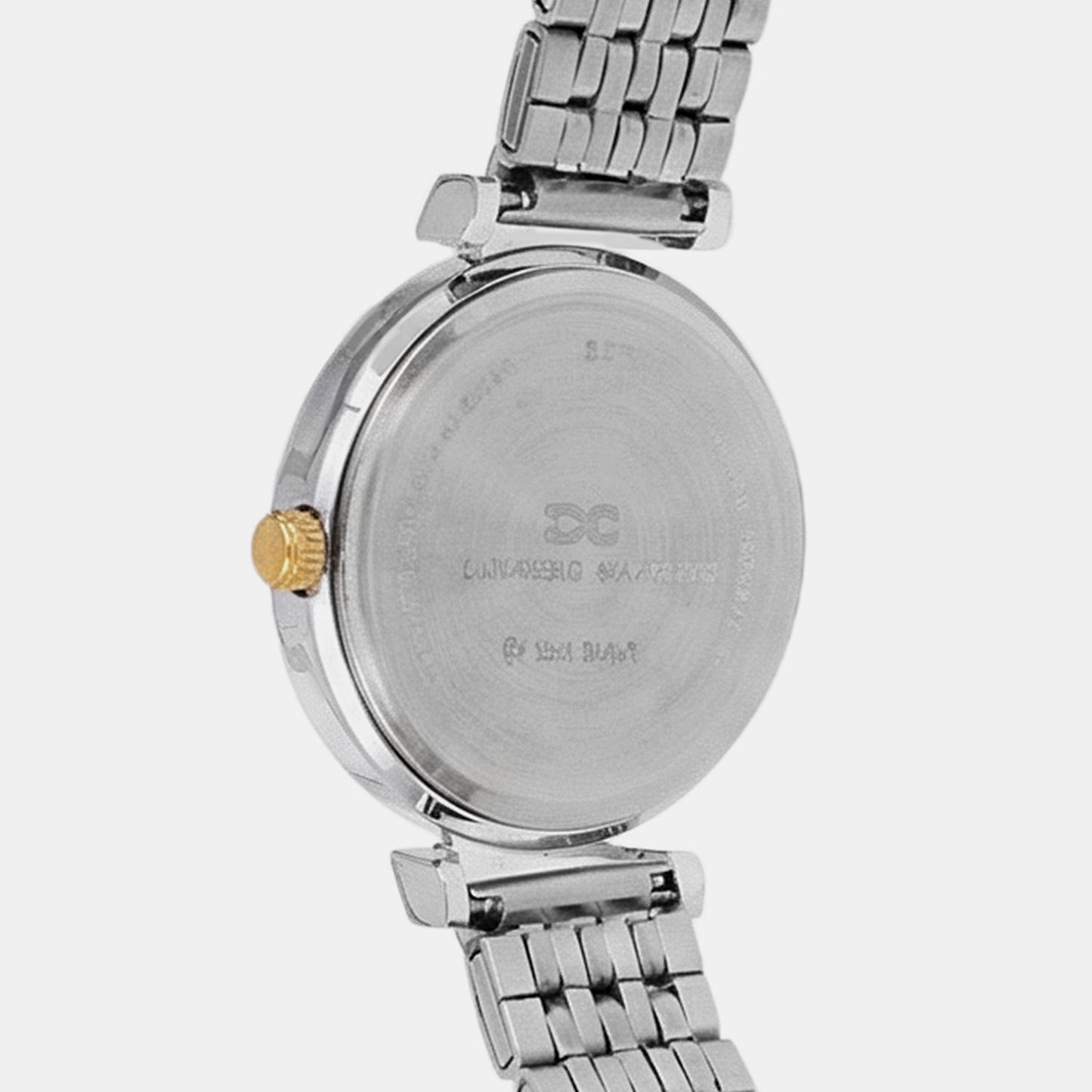 Women Quartz Silver Dial Analog Metal Watch 2013D-M1203