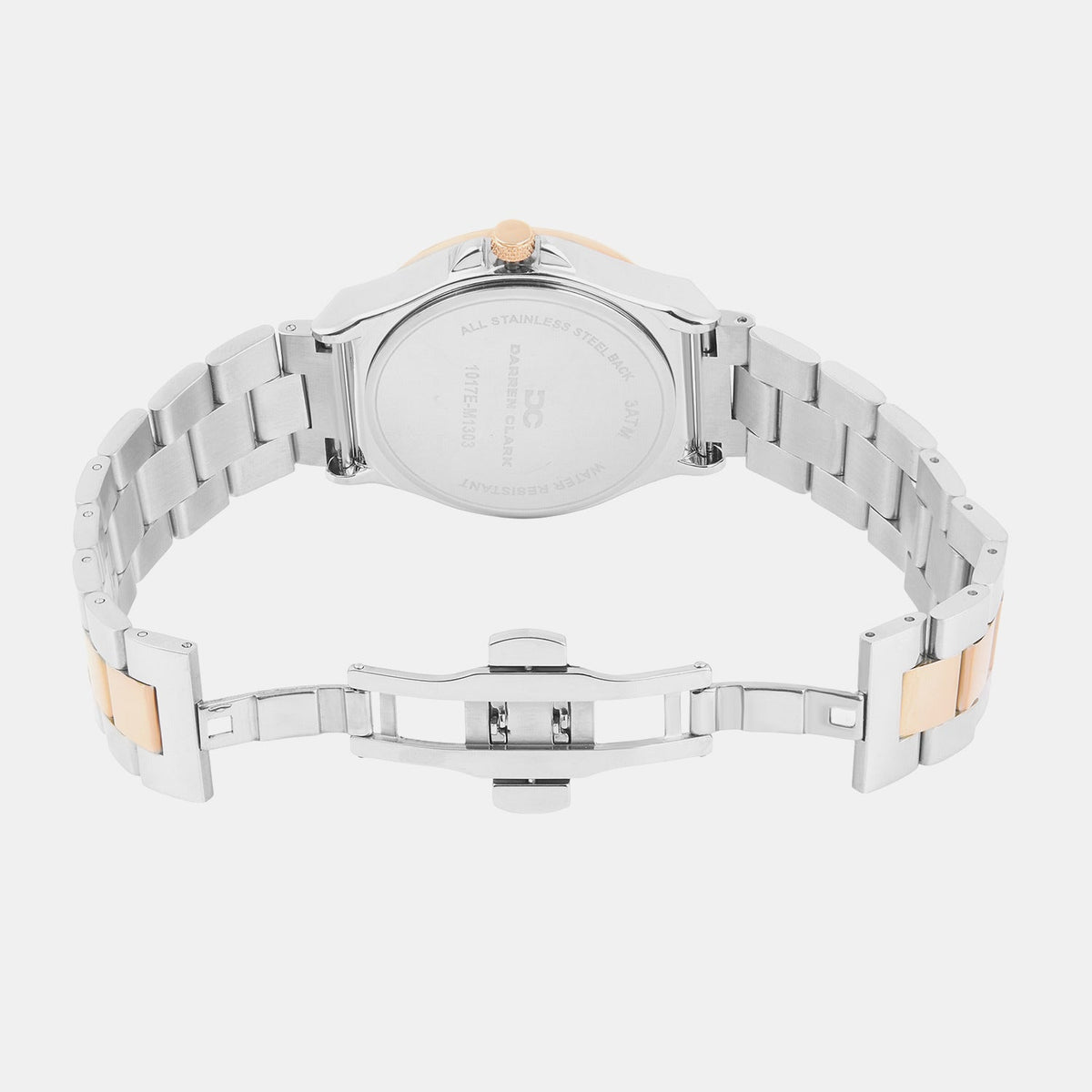 Men Quartz Brown Dial Multi-Function Metal Watch 1017E-M1315