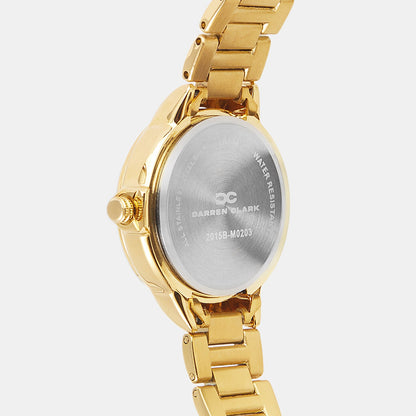 Women Quartz Silver Dial Analog Metal Watch 2015B-M0203
