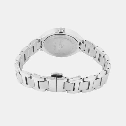 Women Quartz Black Dial Analog Metal Watch 2017A-M0104