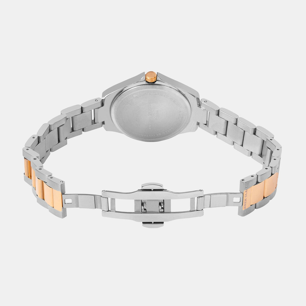 Women Quartz Grey Dial Analog Metal Watch 2012E-M1315