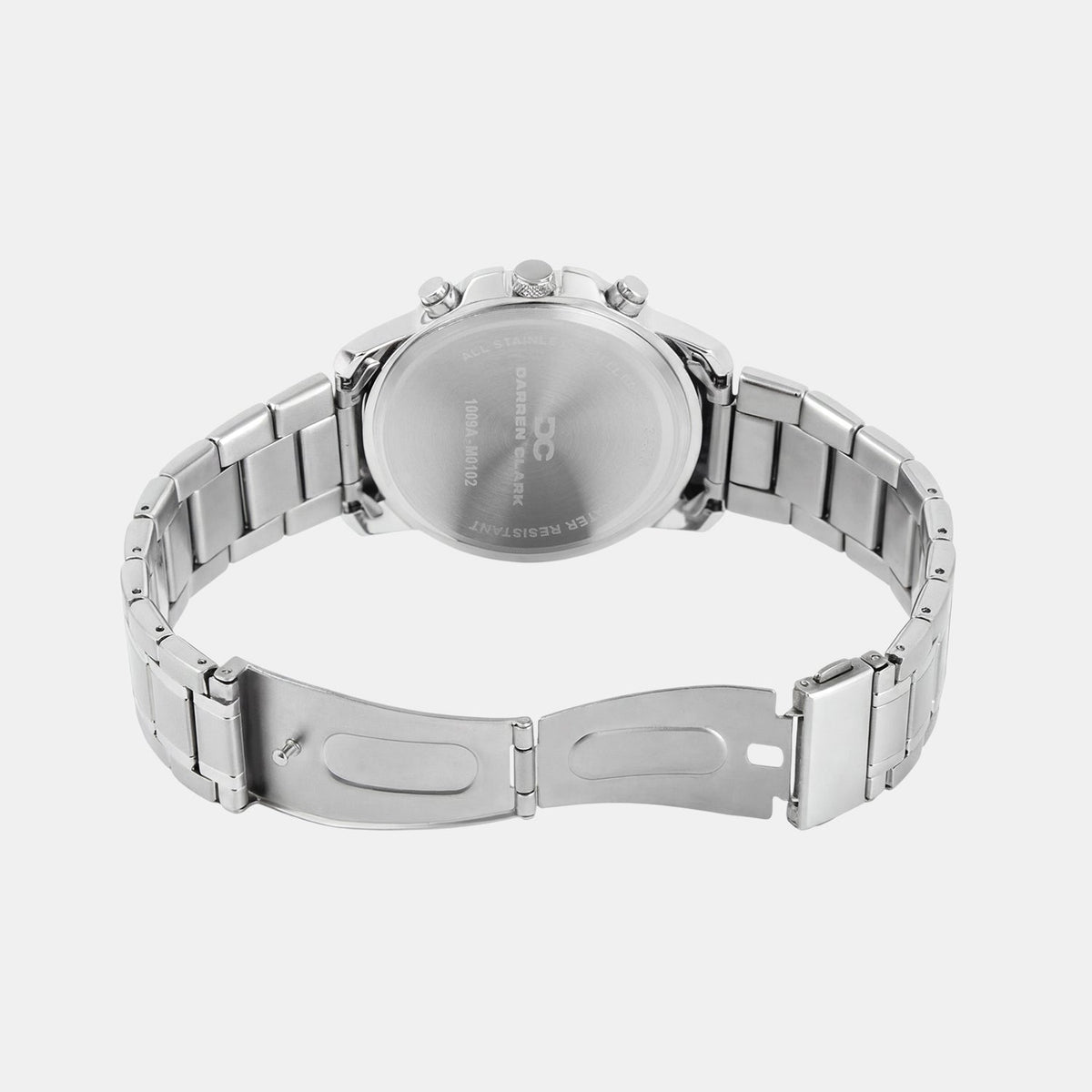 Men Quartz Silver Dial Multi-Function Metal Watch 1009A-M0102
