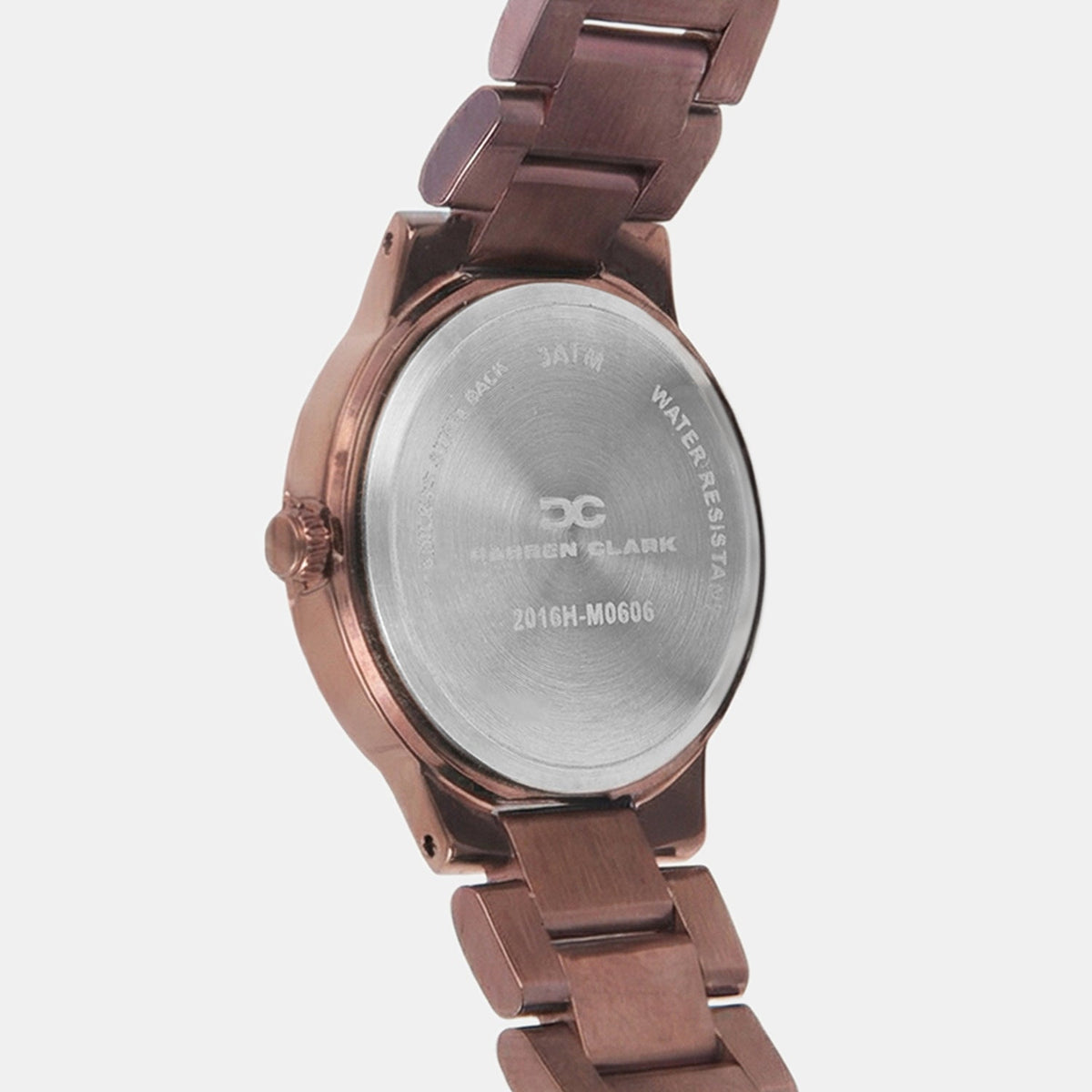 Women Quartz Brown Dial Analog Metal Watch 2016H-M0606