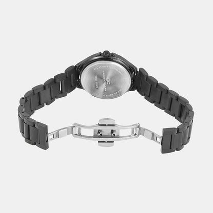Women Quartz Green Dial Analog Metal Watch 2014F-M0414