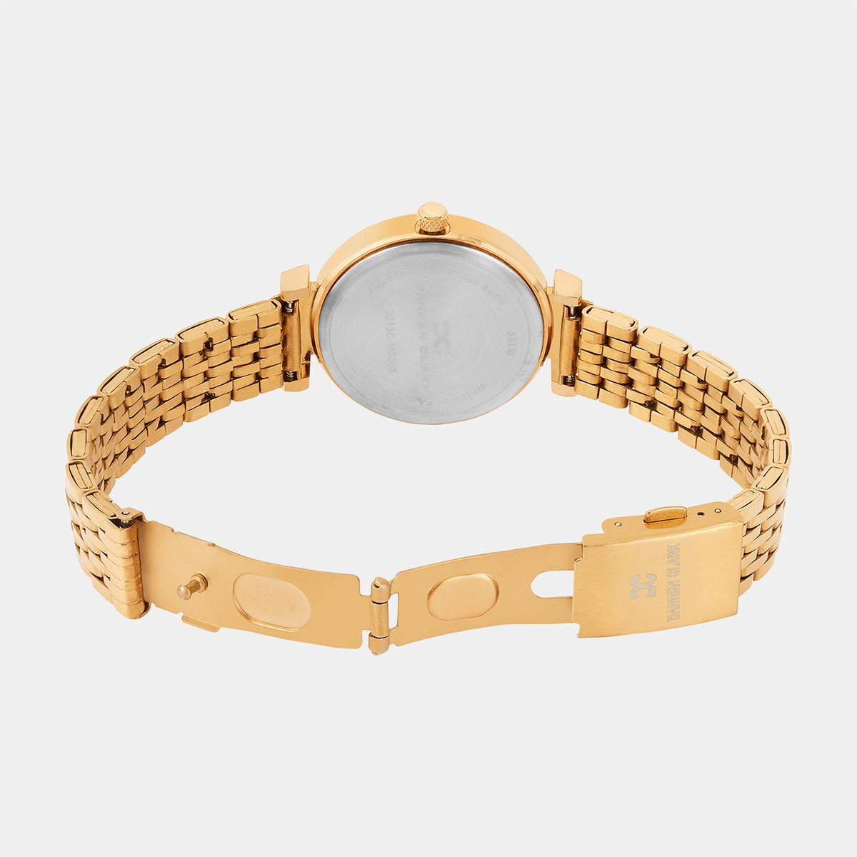 Women Quartz Gold Dial Analog Metal Watch 2013C-M0303