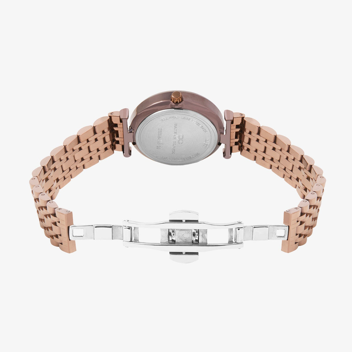 Women Quartz Brown Dial Analog Metal Watch 2003M-M0606
