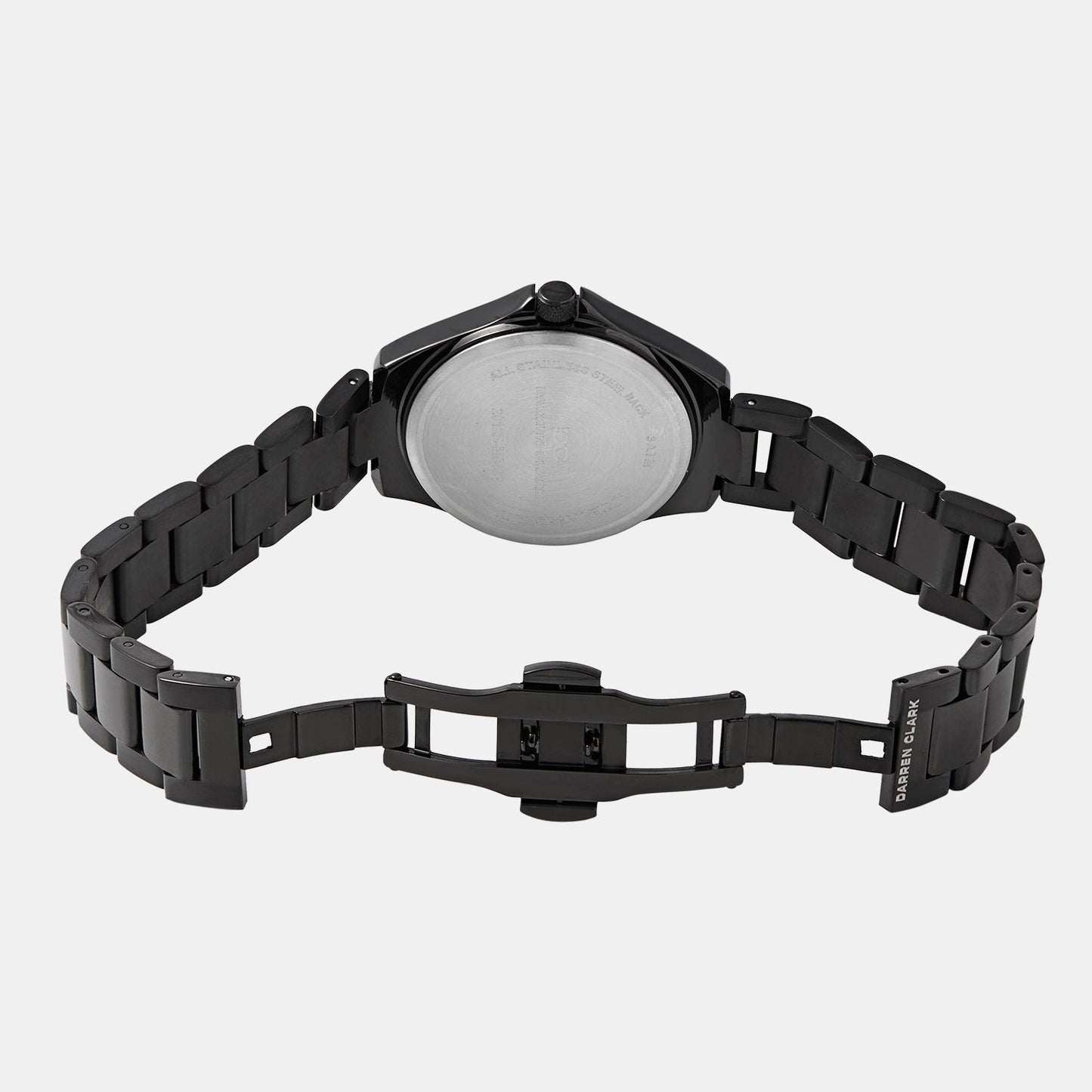Women Quartz Black Dial Analog Metal Watch 2012F-M0404