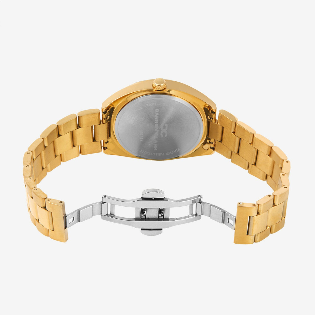 Men Quartz Green Dial Multi-Function Metal Watch 1014B-M0214