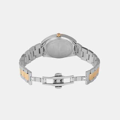 Men Quartz Silver Dial Multi-Function Metal Watch 1014D-M0103