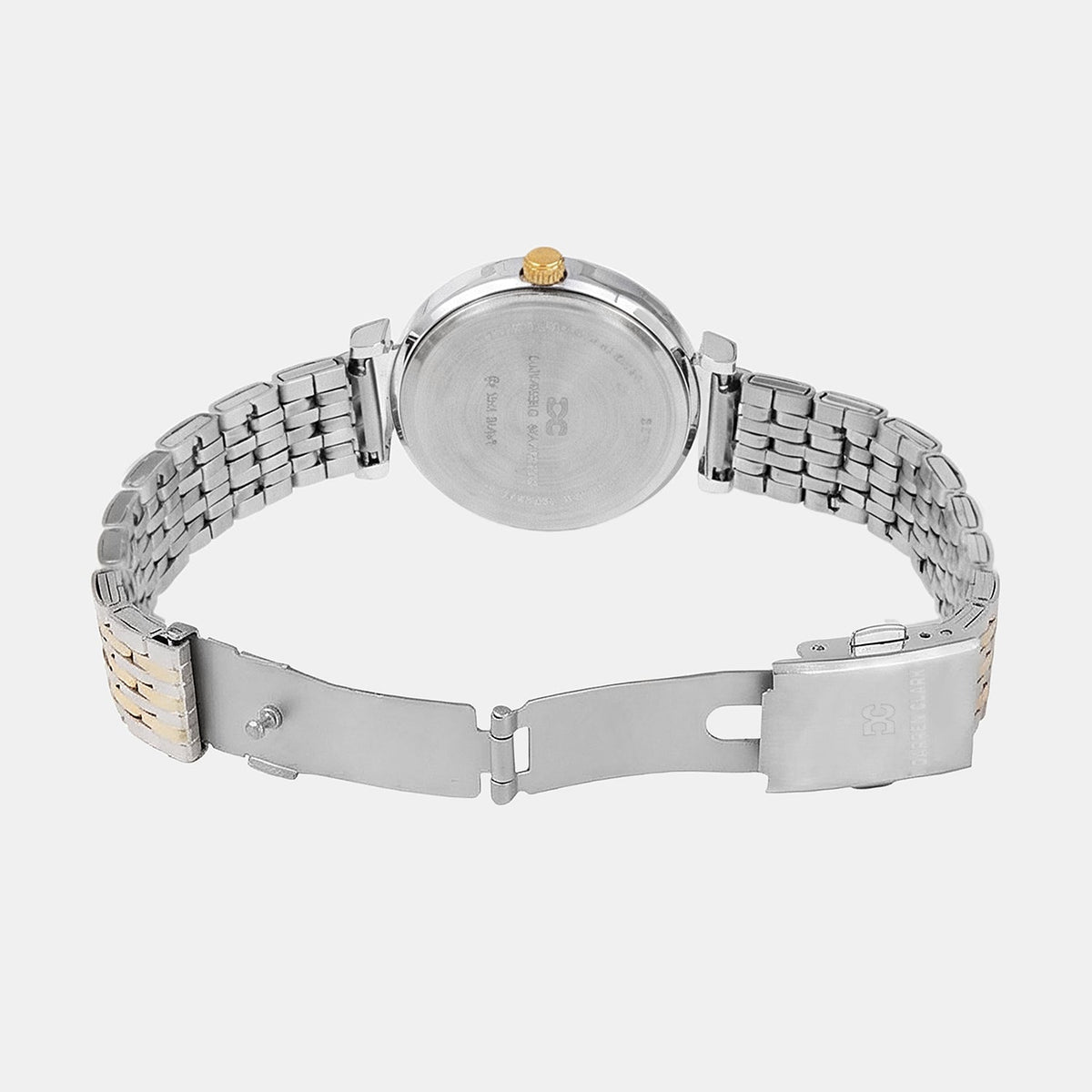 Women Quartz Silver Dial Analog Metal Watch 2013D-M1203